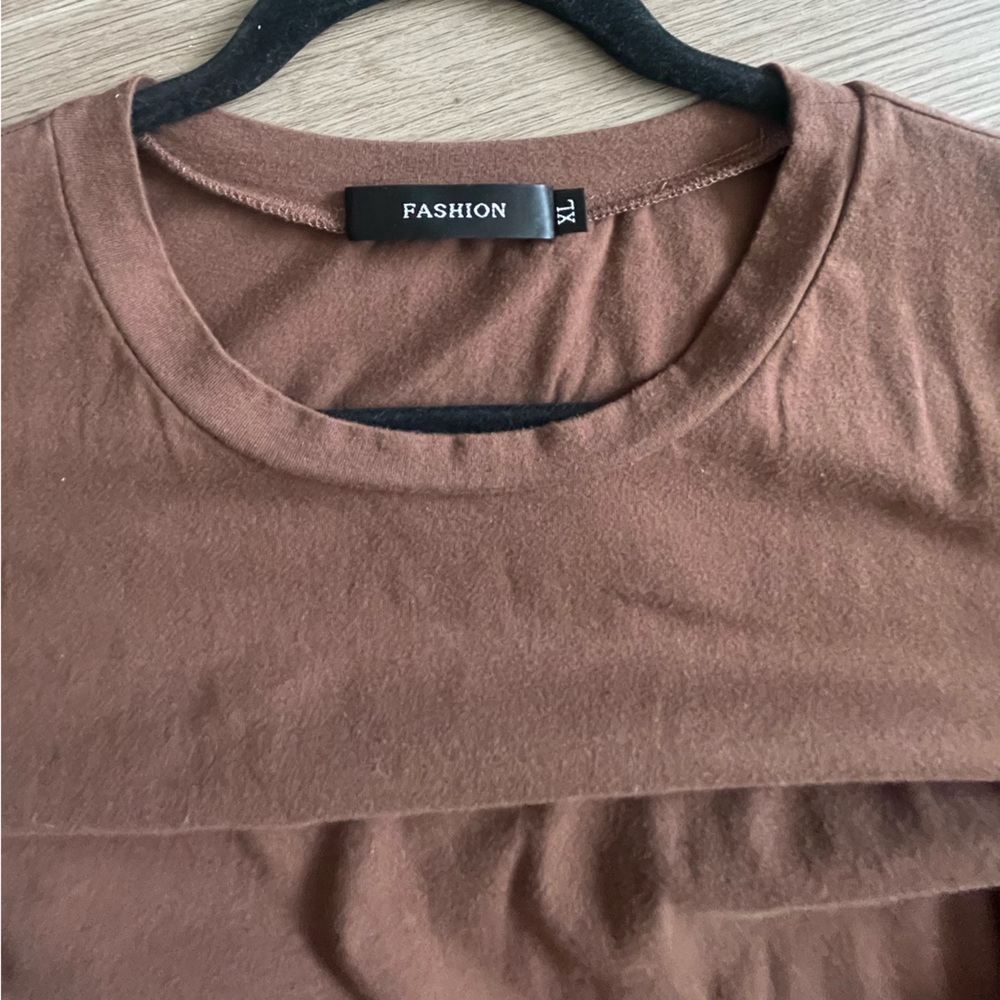 Brown Dress with Wrap Bow Size XL - Picture 2 of 2